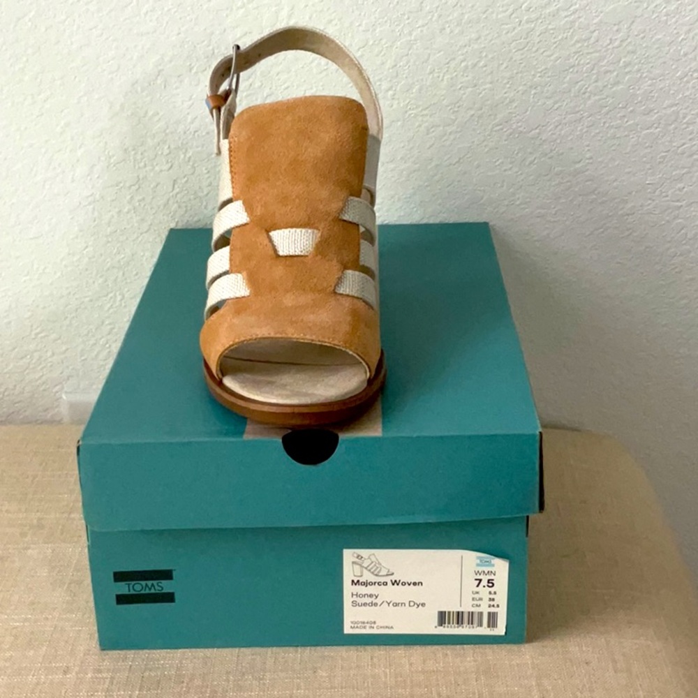 Tom’s size 7.5 Majorca woven sandals